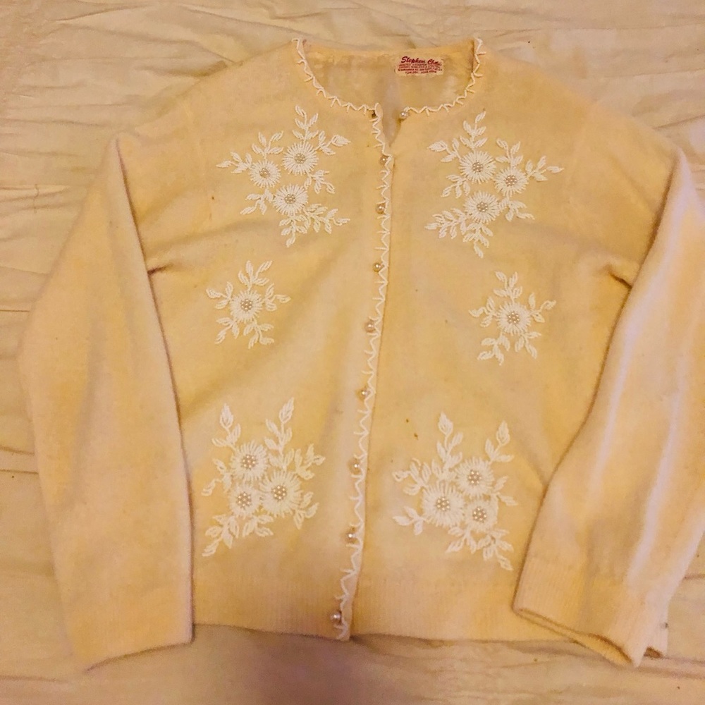 Vintage beaded cardigan